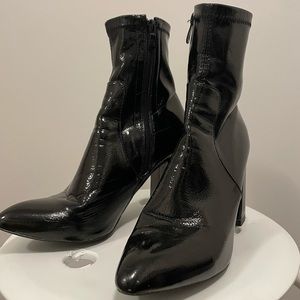 Public Desire — Shiny Patent 4.5” Booties